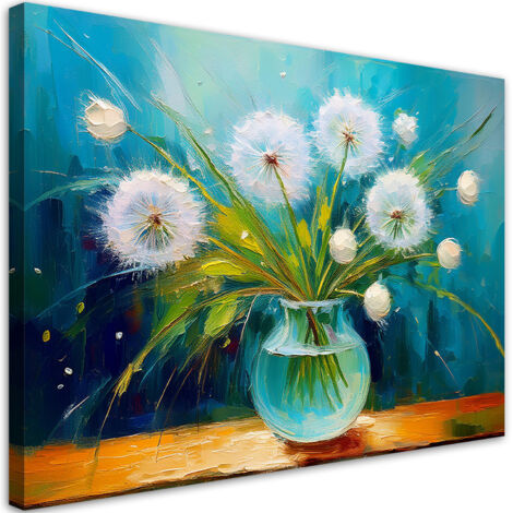 Tableau déco Souffleurs dans un vase 90x60 (1/5)