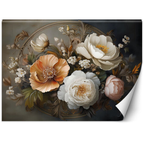Papier peint Nature Botanicals Feuillage Fleurs 450x315 (1/5)