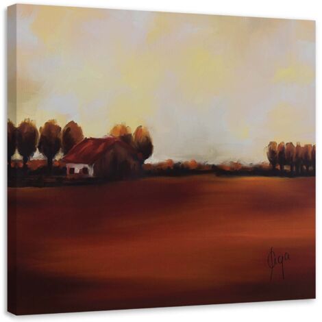 Tableau décoratif Paysage Nature Marron 60x60 (1/5)