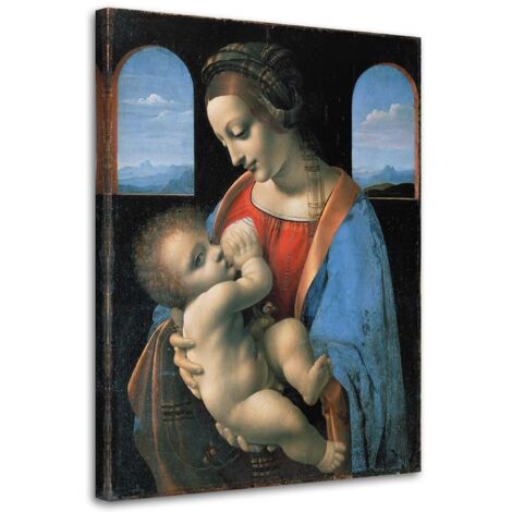 Tableau décoratif REPRODUCTION Madonna Litta - Da Vinci 70x100 (1/5)