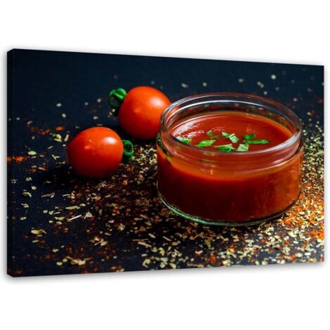 Tableau sur toile Tomates Légumes Cuisine 100x70 (1/5)
