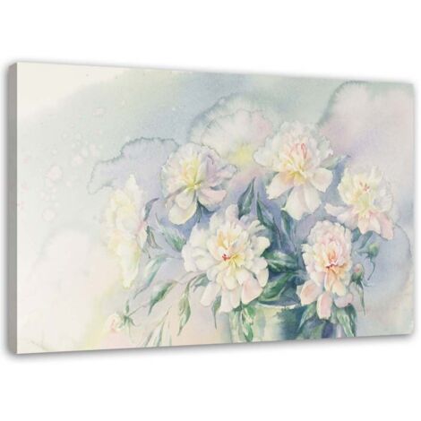 Tableau décoratif Bouquet de fleurs pastel 100x70 (1/5)