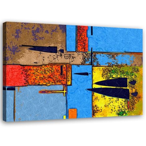 Tableau sur toile Abstrait Couleur 90x60 (1/5)