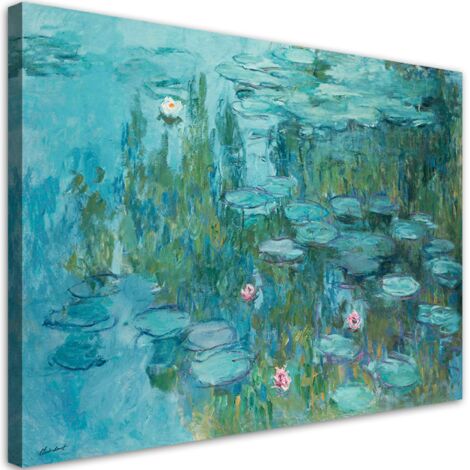 Tableau sur toile Nymphéas - Claude Monet 100x70 (1/5)