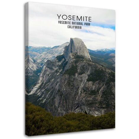 Tableau sur toile Montagne Parc national de Yosemite 40x60 (1/5)