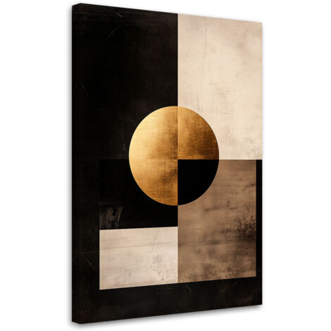 Tableau déco Cercle abstrait Glamour 60x90 (1/5)