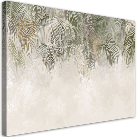 Tableau sur toile Feuilles de palmier 60x40 (1/5)