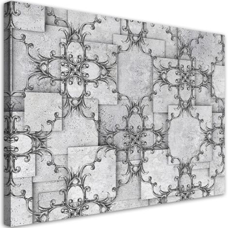Tableau sur toile Motif oriental sur un fond shaar 100x70 (1/5)
