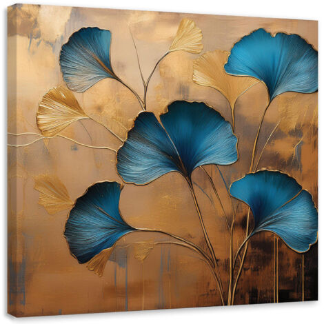 Tableau déco Fleurs Ginko Botanica Art Déco 40x40 (1/5)