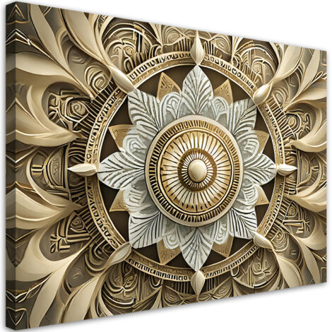 Tableau déco Mandala oriental 100x70 (1/5)