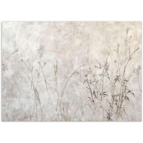 Papier peint Plantes grises dans le brouillard 200x140 (1/5)