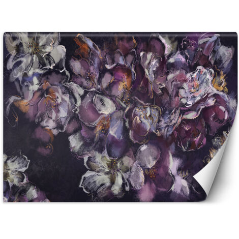 Fototapete Iris Blumem Pflanzen Natur Lila 150x105 cm