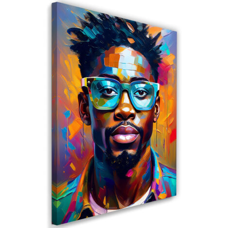 Tableau déco Lunettes modernes pour hommes Pop Art 60x90 (1/5)