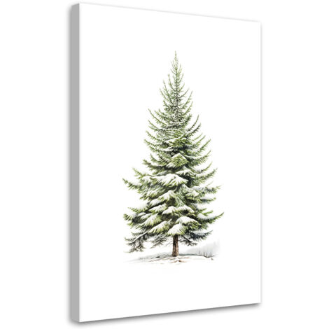 Tableau sur toile Arbre de Noël 40x60 (1/5)