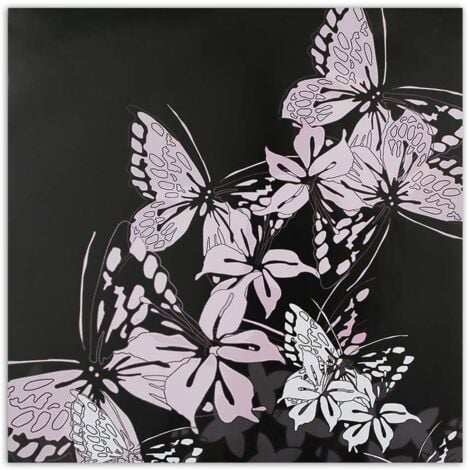 Tableau sur toile Papillon insecte 30x30 - 3