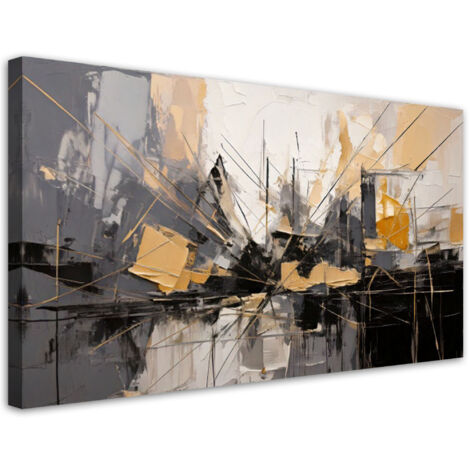 Tableau déco Abstraction urbaine moderne 100x50 (1/5)