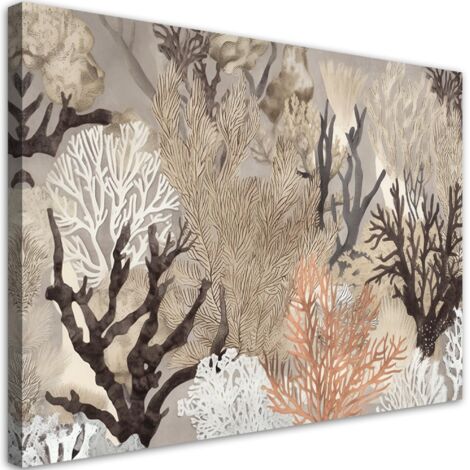 Tableau sur toile Plantes de corail 60x40 (1/5)