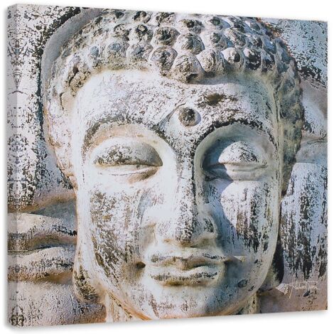 Tableau sur toile Bouddha Feng Shui Zen Spa 40x40 (1/5)