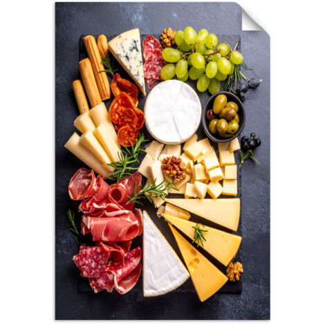 Poster autocollant Plateau de charcuterie et fromages 20x30 (1/3)