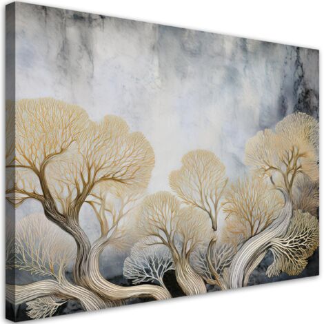 Tableau déco Arbres Plantes Abstraction 60x40 (1/5)