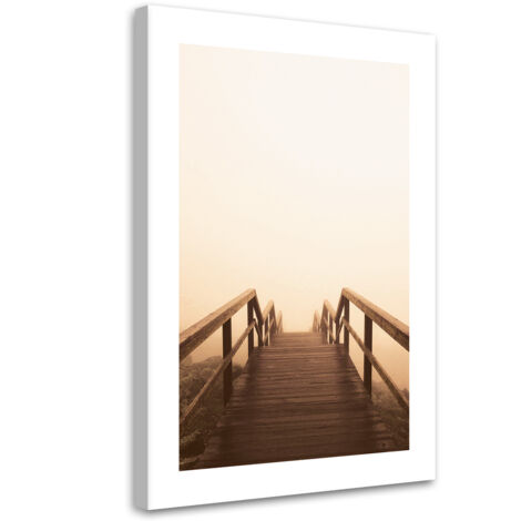 Tableau sur toile Descente vers la plage 70x100 (1/5)