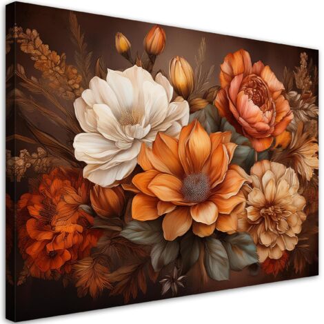 Tableau déco Foliage naturel Fleurs Botanicals 60x40 (1/5)