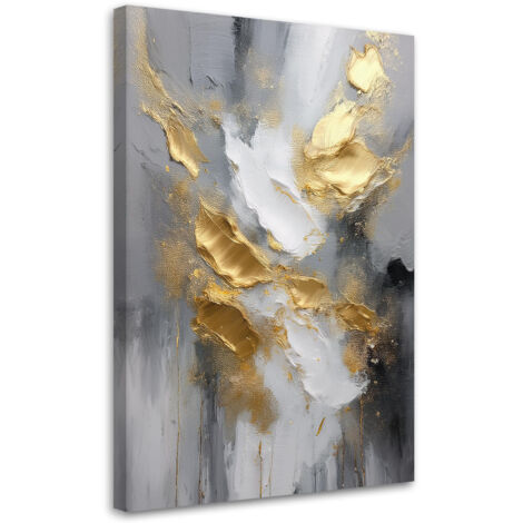 Tableau déco Marbre Glamour Texture Or 40x60