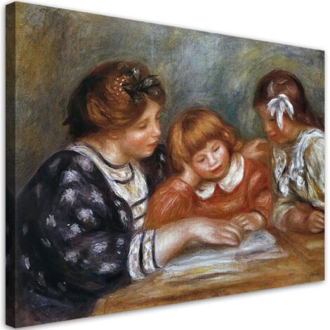 Tableau sur toile Leçon - Auguste Renoir 60x40 (1/5)