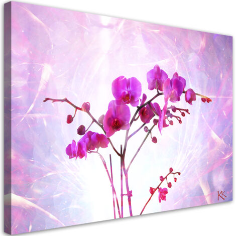 Tableau sur toile Orchidée essentielle 100x70 (1/5)