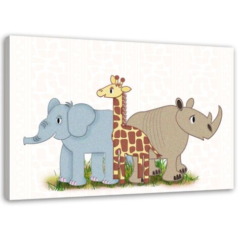 Tableau sur toile Animaux d'Afrique 90x60 (1/5)