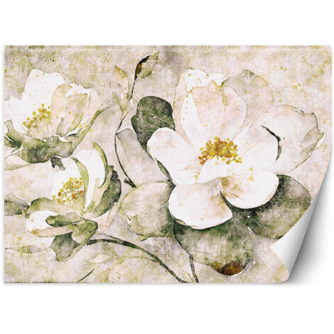 Papier peint Fleurs blanches nature 200x140 (1/5)