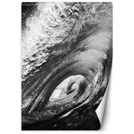 Papier peint Vague noire et blanche 150x210 (1/5)