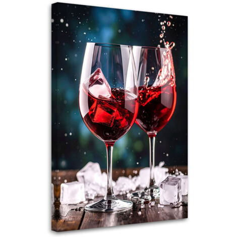 Tableau déco Vin rouge 40x60 (1/4)