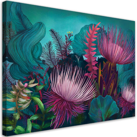 Tableau déco Océan Récif corallien 90x60 (1/5)