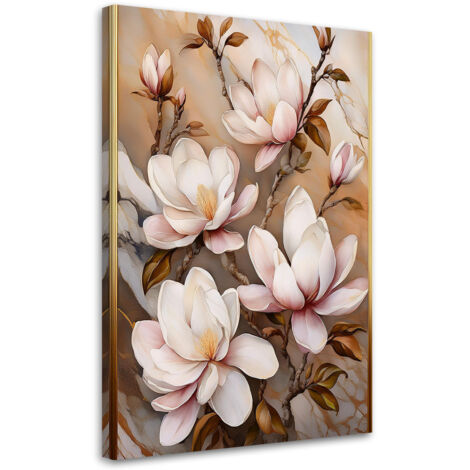 Tableau déco Fleurs de Magnolia Nature Botanique 40x60 (1/5)