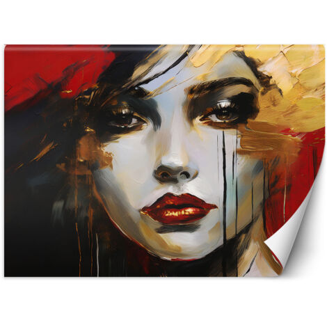 Papier peint Abstraction visage femme 350x245 (1/5)