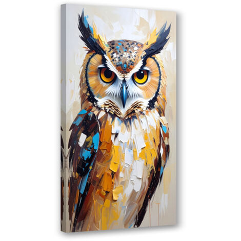 Tableau déco Oiseau Nature comme une peinture 50x100 (1/4)
