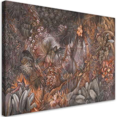 Tableau sur toile Jungle profonde 60x40 (1/5)