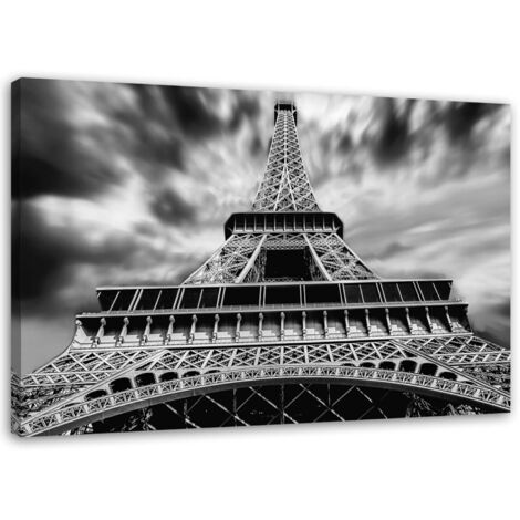 Tableau sur toile Tour Eiffel Paris Ville Architecture 90x60 (1/5)