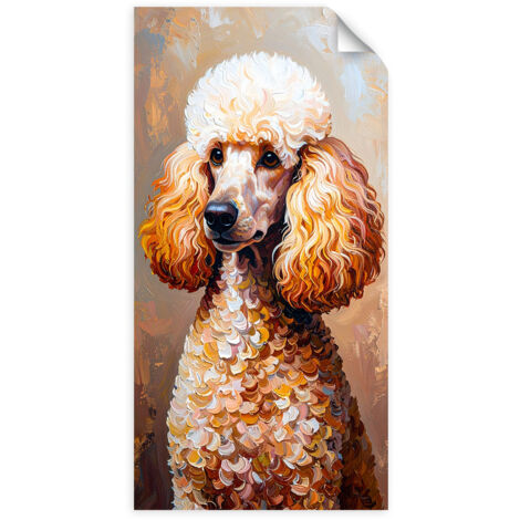 Poster autocollant Caniche Chien Animal 60x120 (1/3)