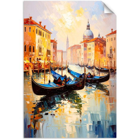 Poster autocollant Gondoles à Venise Italie 40x60 (1/3)