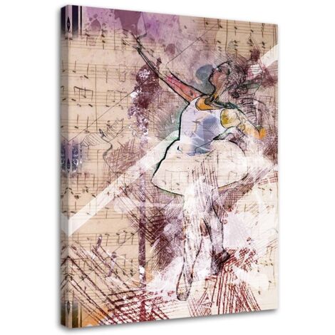 Tableau sur toile Ballerine 40x60 (1/5)
