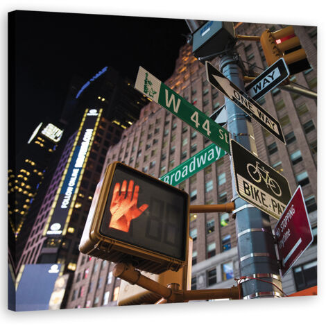 Tableau sur toile Ville de New York 60x60 (1/5)