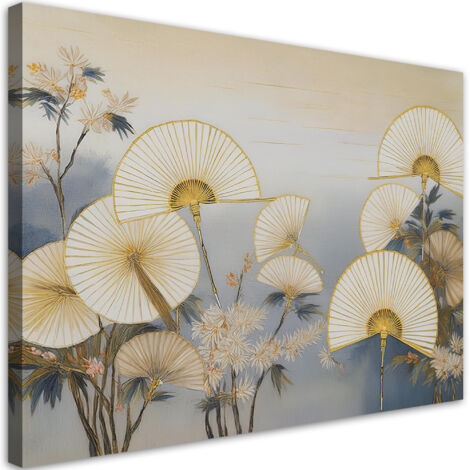 Tableau déco Éventail japonais Abstrait 60x40 (1/5)