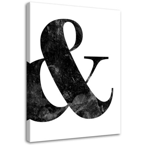 Tableau sur toile Symbole Écriture & 40x60 (1/5)