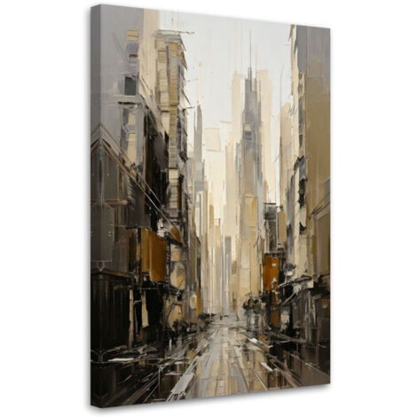 Tableau déco Ville Rue Image Minimalisme Beige 40x60 (1/5)