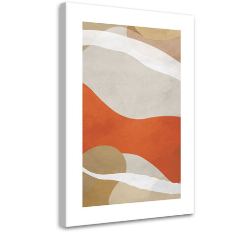 Tableau sur toile Lignes et formes abstraites boho 40x60 (1/5)
