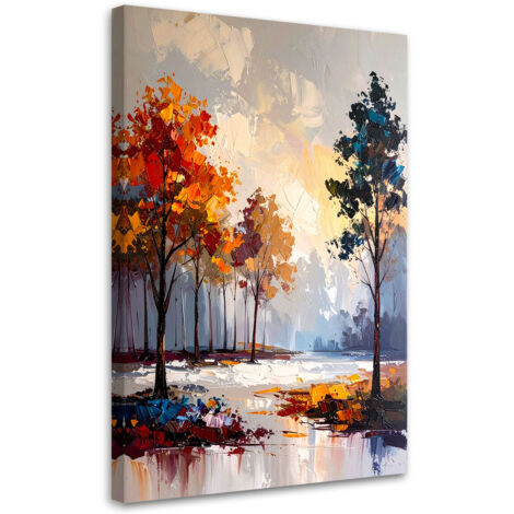 Tableau déco Paysage Forêt Arbres Nature 70x100 (1/4)