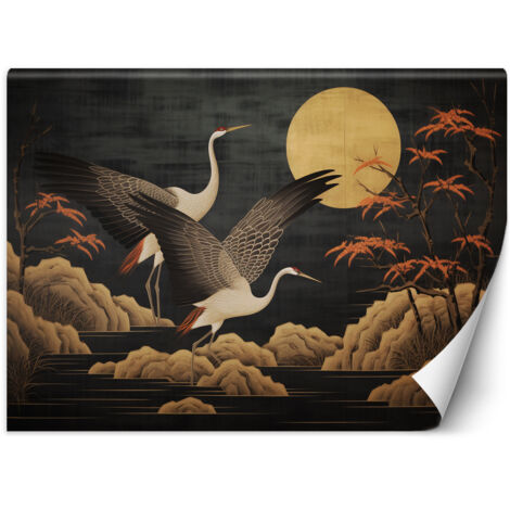 Papier peint Paons contre la lune 150x105 (1/5)