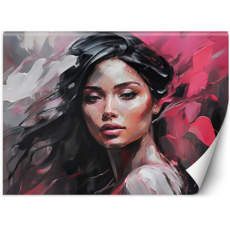 Papier peint Femme Glamour Rose 100x70 (1/5)